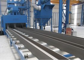 江蘇拋丸機(jī)除銹設(shè)備 鋼結(jié)構(gòu)構(gòu)件除銹工藝的簡要介紹