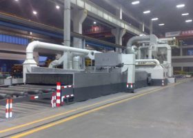 江蘇拋丸機除銹設備 鋼板預處理線工藝是什么?它有哪些作用?