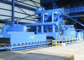 江蘇拋丸機除銹設備 鋼板預處理線