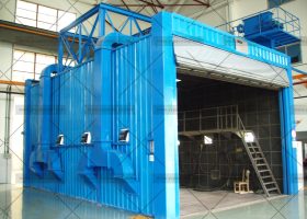 江蘇拋丸機除銹設備 機械回收式噴砂房有哪些特點?